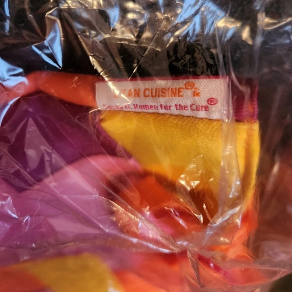 NEW Lean Cuisine Susan G Komen Insulated Lunch Tote Bag Yellow Pink Orange - Picture 3 of 4